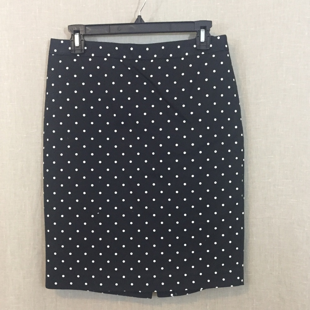 Polka Dot Pencil Skirt
